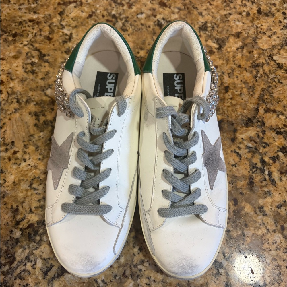 Golden Goose Women's Super Star with Swavorski Stone Decoration